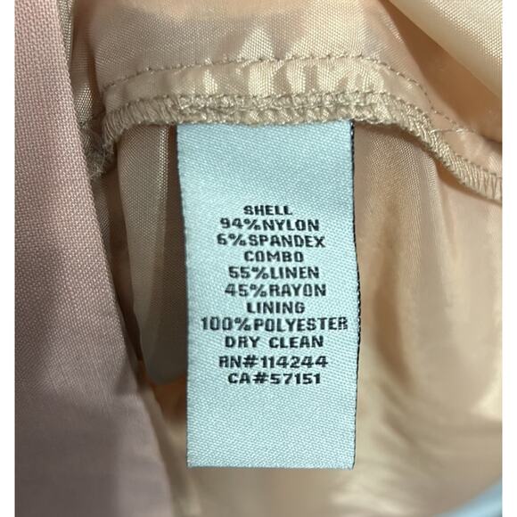 Eliza J. Floral Lace Sleeveless Shift Pink Dress size 4 - Picture 6 of 6